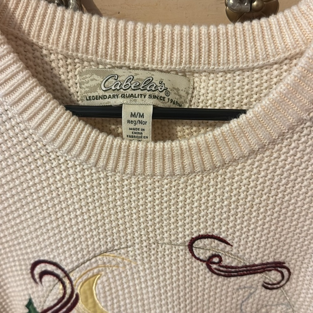 Vintage Cabela’s Holiday Sweater - Picture 4 of 12